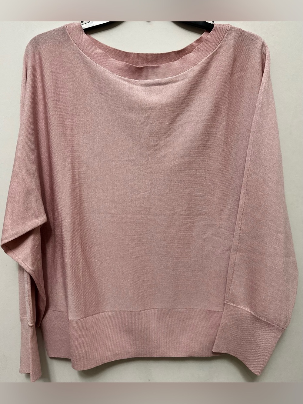 INC International Concepts Blush Pink Scoop Neck Sweater